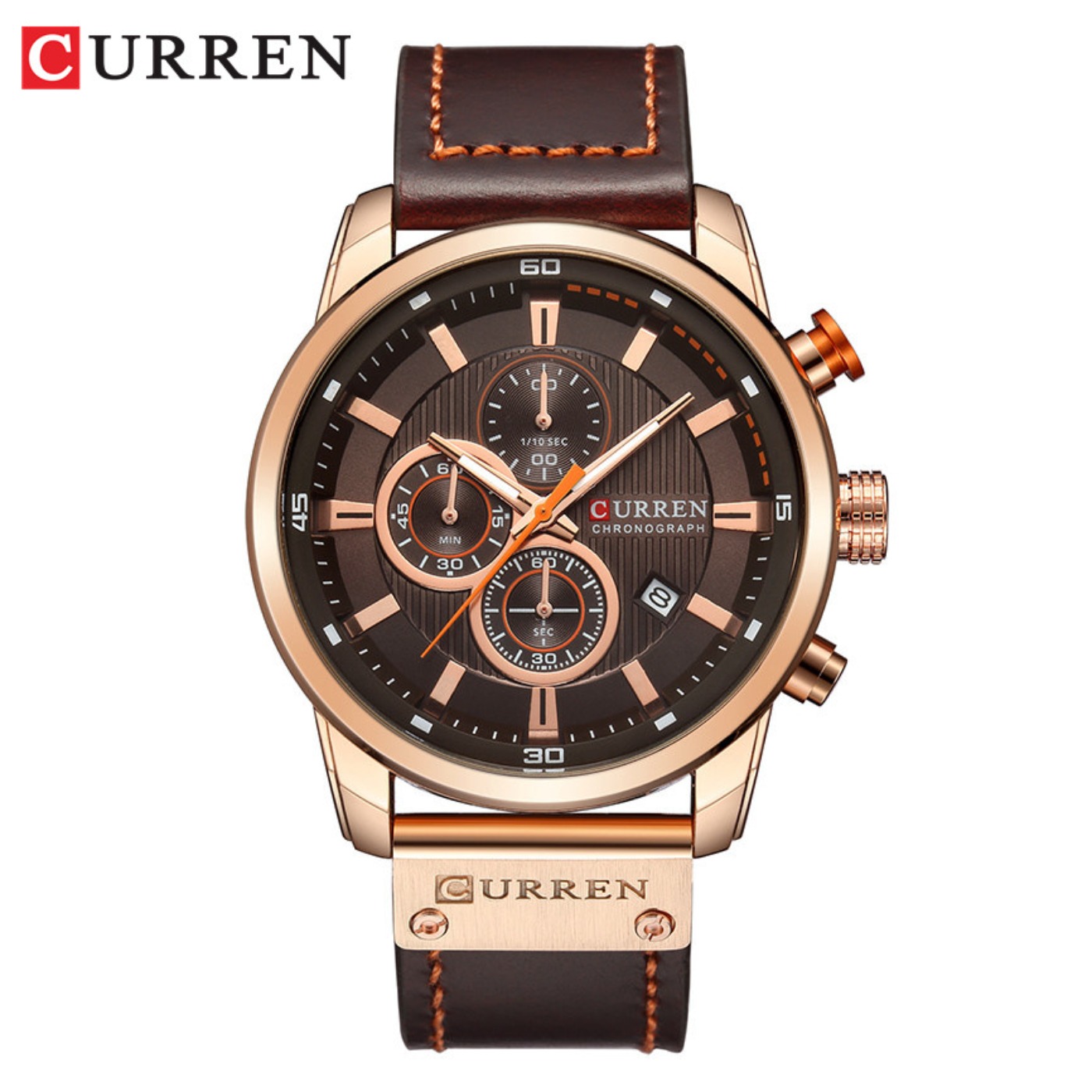 Luxury Watch Brands - CURREN ファッション日付クォーツメンズ腕時計トップブランドの高級男性時計クロノグラフスポーツメンズ腕時計 Hodinky レロジオ Masculino