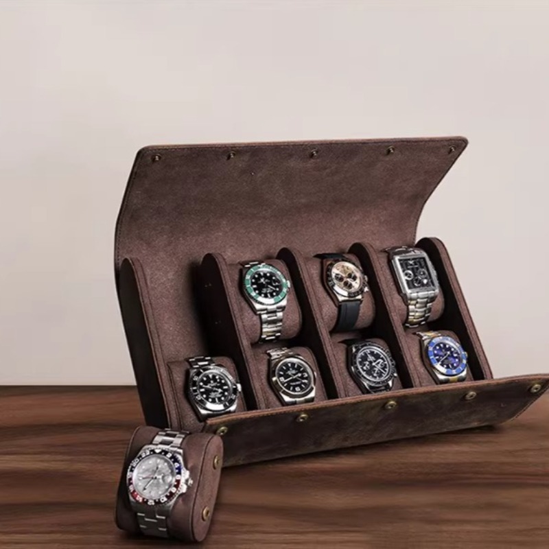 Luxury Watch Collection Box - 高級ジュエリーコレクション、耐久性のあるデスクトップディスプレイケース、耐衝撃性の時計ボックス、複数の時計用のポータブルトラベルストレージケース
