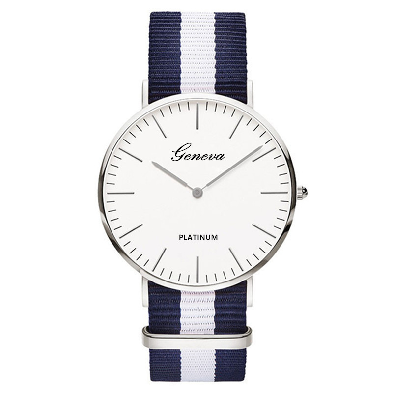 Dress Watch Ultra Thin - 腕時計メンズトップブランドナイロンストラップスポーツウォッチメンズクォーツ時計ファッション超薄型腕時計ホットレロホムブレエルケクコルサティ