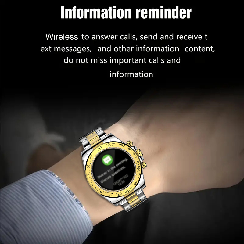 ハイエンドスマートウォッチマン高級 Android IOS  - Luxury Watch Brands In World のレビューと価格