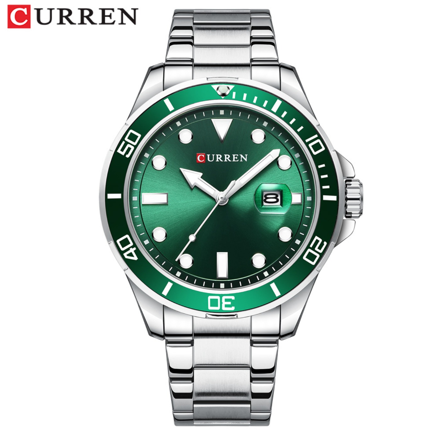 CURREN ニューグリーンウォーターゴーストシリーズブラン - Luxury Watch Brands のレビューと価格