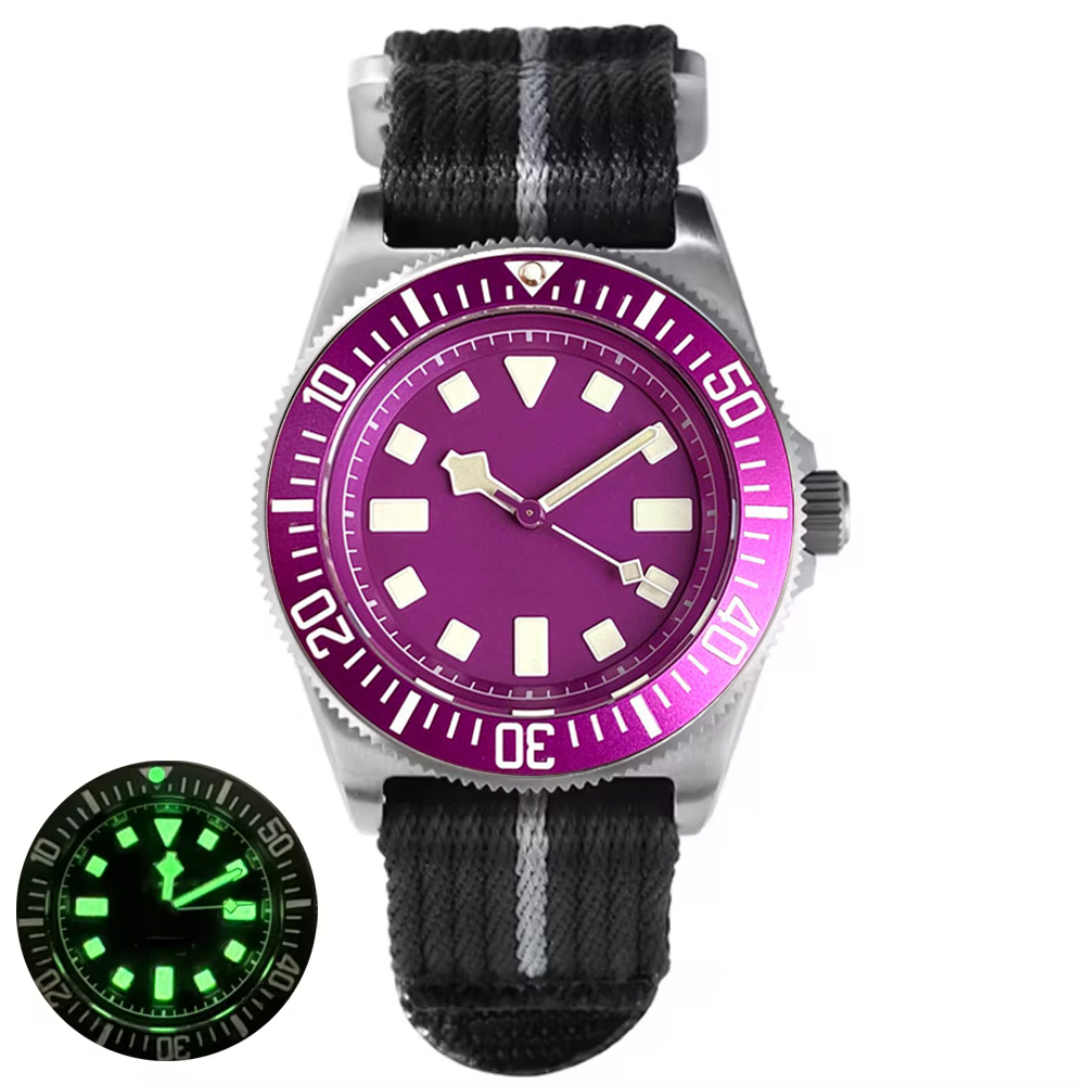 チタン タンドリオ パープル 42mm FXD 日本 NH3 - Titanium Sport Watch のレビューと価格