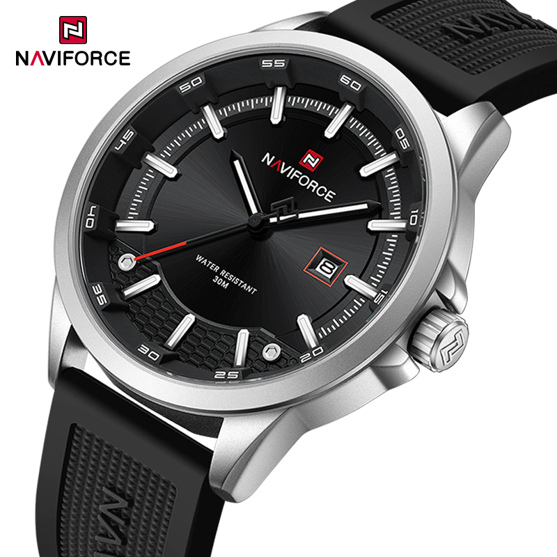 NAVIFORCE 高級メンズ腕時計 30 メートル防水クォ - Open Heart Watch のレビューと価格