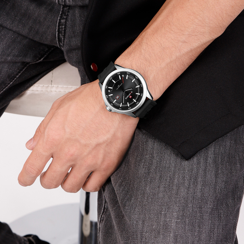 NAVIFORCE 高級メンズ腕時計 30 メートル防水クォ - Open Heart Watch のレビューと価格
