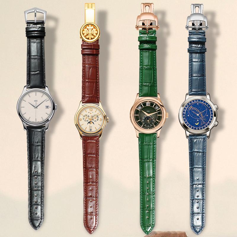 高品質のトップグレイン牛革時計ストラップ、オリジナルのパテッ - Luxury Watch Patek Philippe のレビューと価格