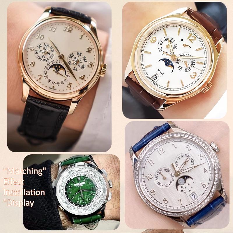 高品質のトップグレイン牛革時計ストラップ、オリジナルのパテッ - Luxury Watch Patek Philippe のレビューと価格
