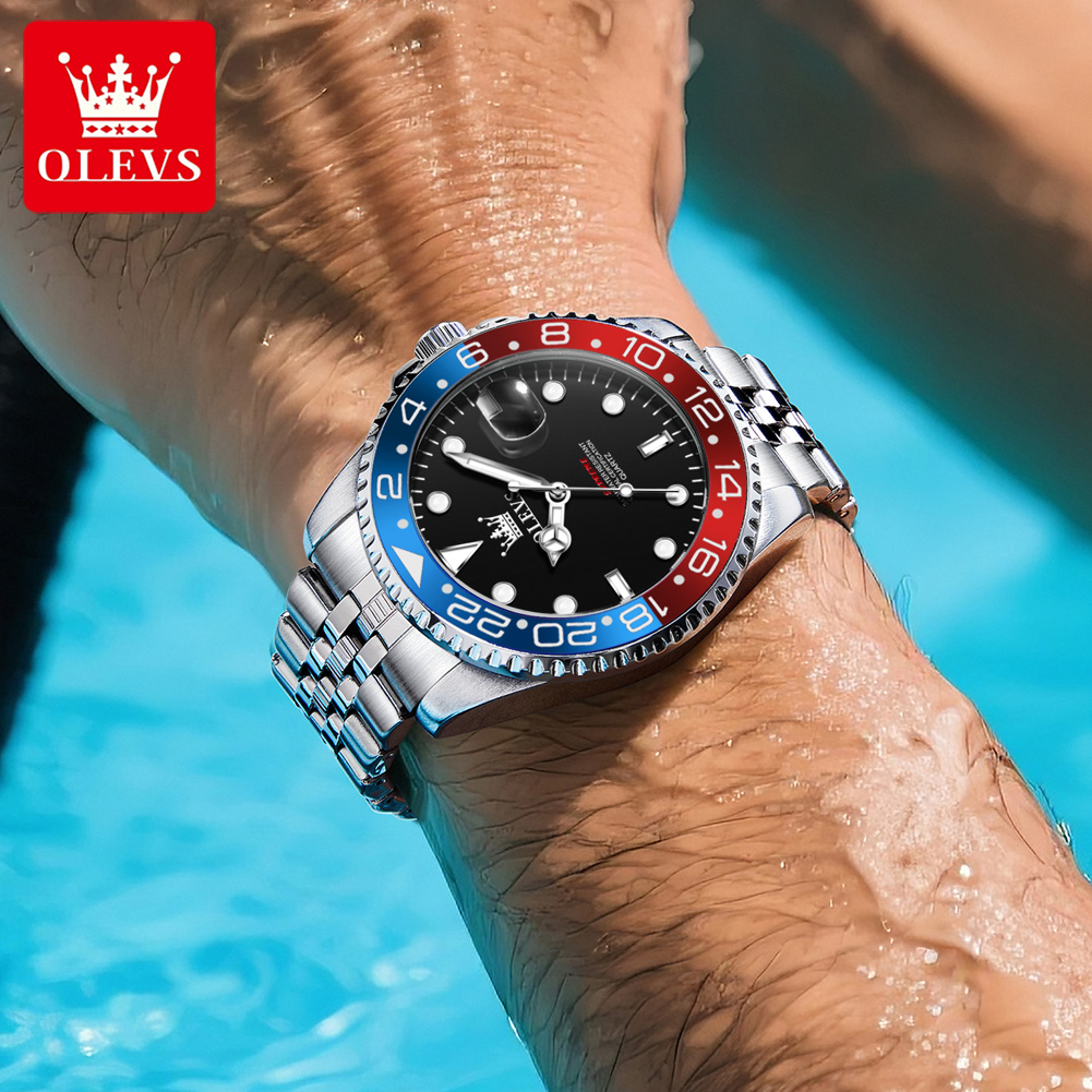 OLEVS 5657 オリジナルブランド メンズ腕時計 ビジ - Luxury Watch Brands のレビューと価格