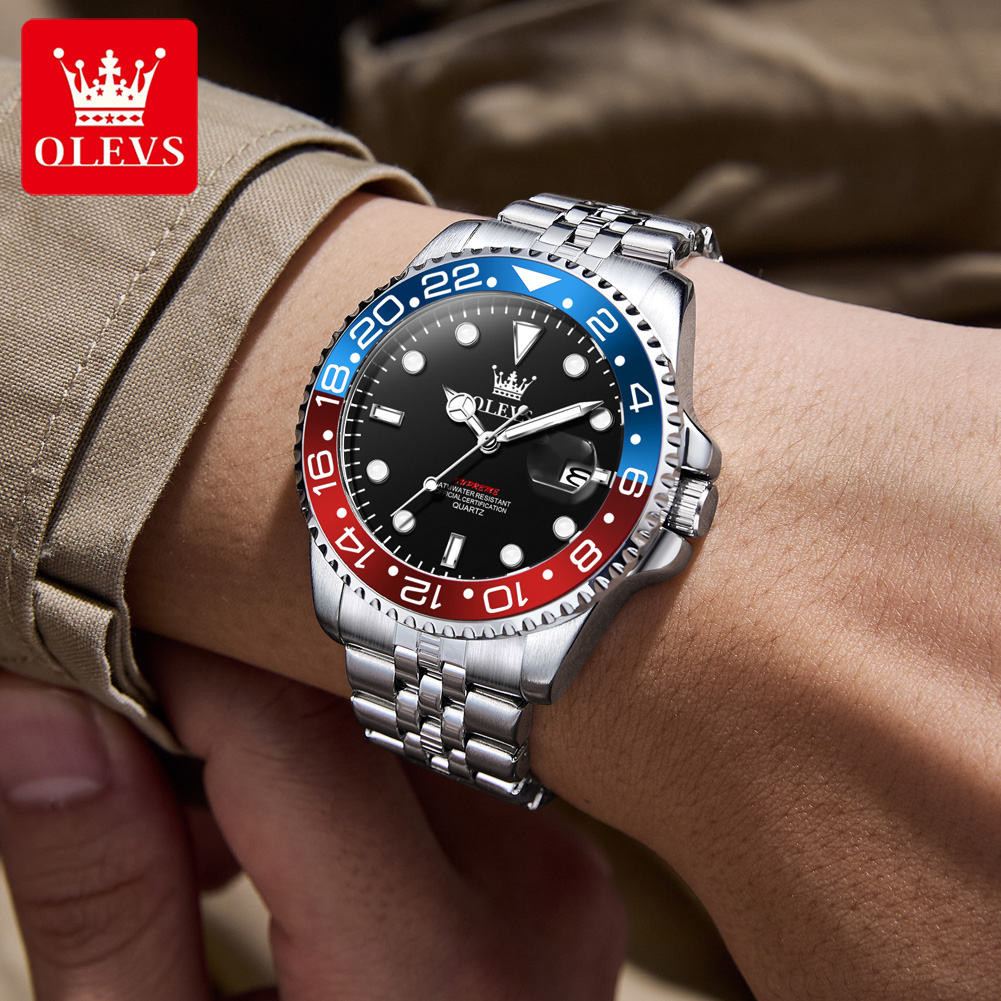 OLEVS 5657 オリジナルブランド メンズ腕時計 ビジ - Luxury Watch Brands のレビューと価格