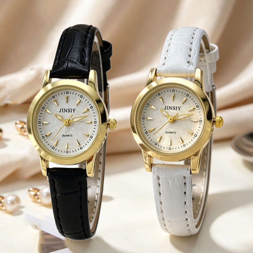 ファッションレザーストラップクォーツ時計高級女性腕時計ギフト - Luxury Watch Leather Strap のレビューと価格
