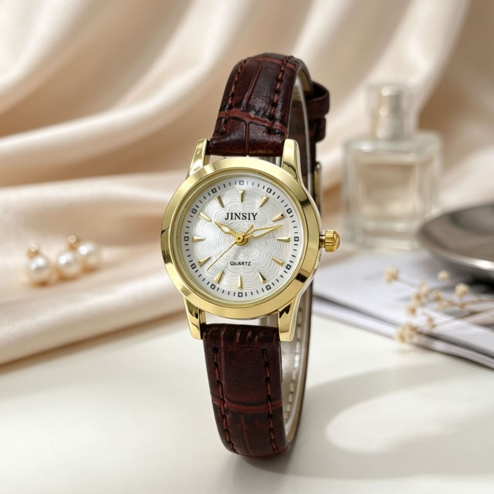 ファッションレザーストラップクォーツ時計高級女性腕時計ギフト - Luxury Watch Leather Strap のレビューと価格