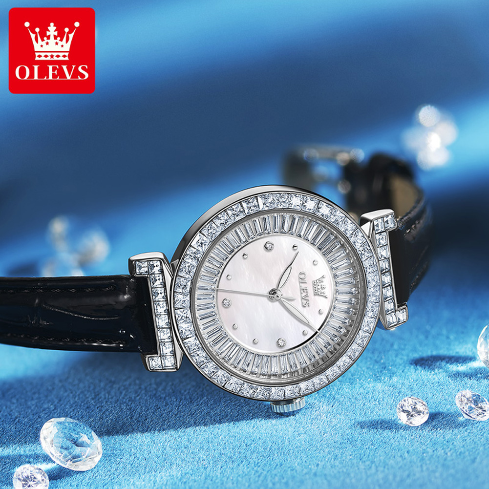 OLEVS 9983 レディース腕時計ライトラグジュアリーフ - Luxury Watch Leather Strap のレビューと価格