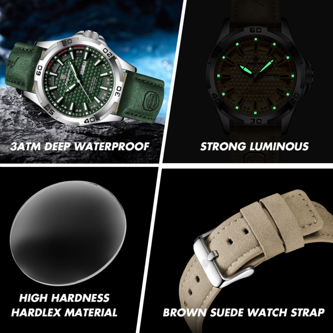 PAAZOMU 高級ブランドメンズ腕時計 ファッションクォー - Luxury Watch Collection Box のレビューと価格