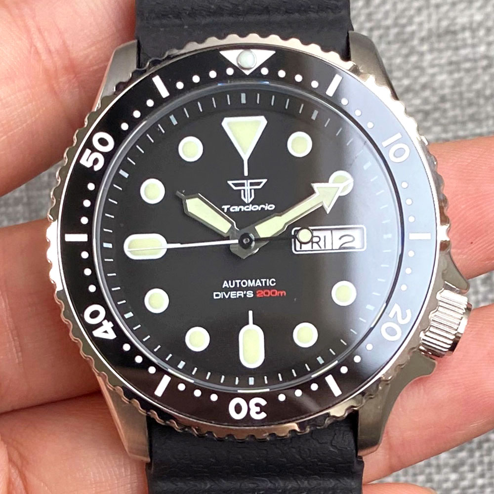 タンドリオ 41mm NH36 チタン ブラックダイヤル 自 - Titanium Sport Watch のレビューと価格