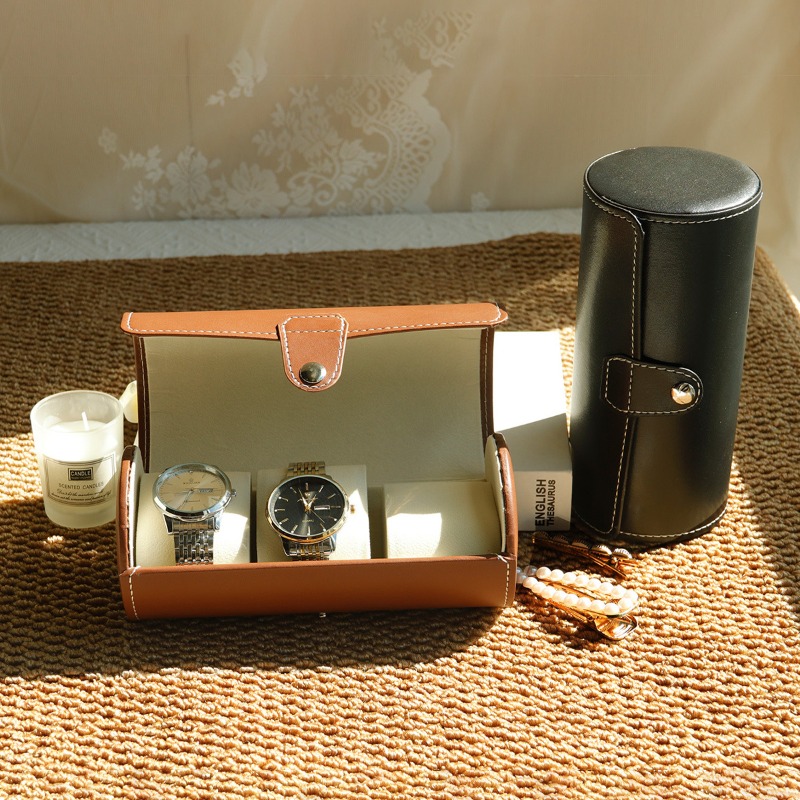 レザー腕時計ボックス 高級メンズ腕時計オーガナイザーケース  - Luxury Watch Collection Box のレビューと価格
