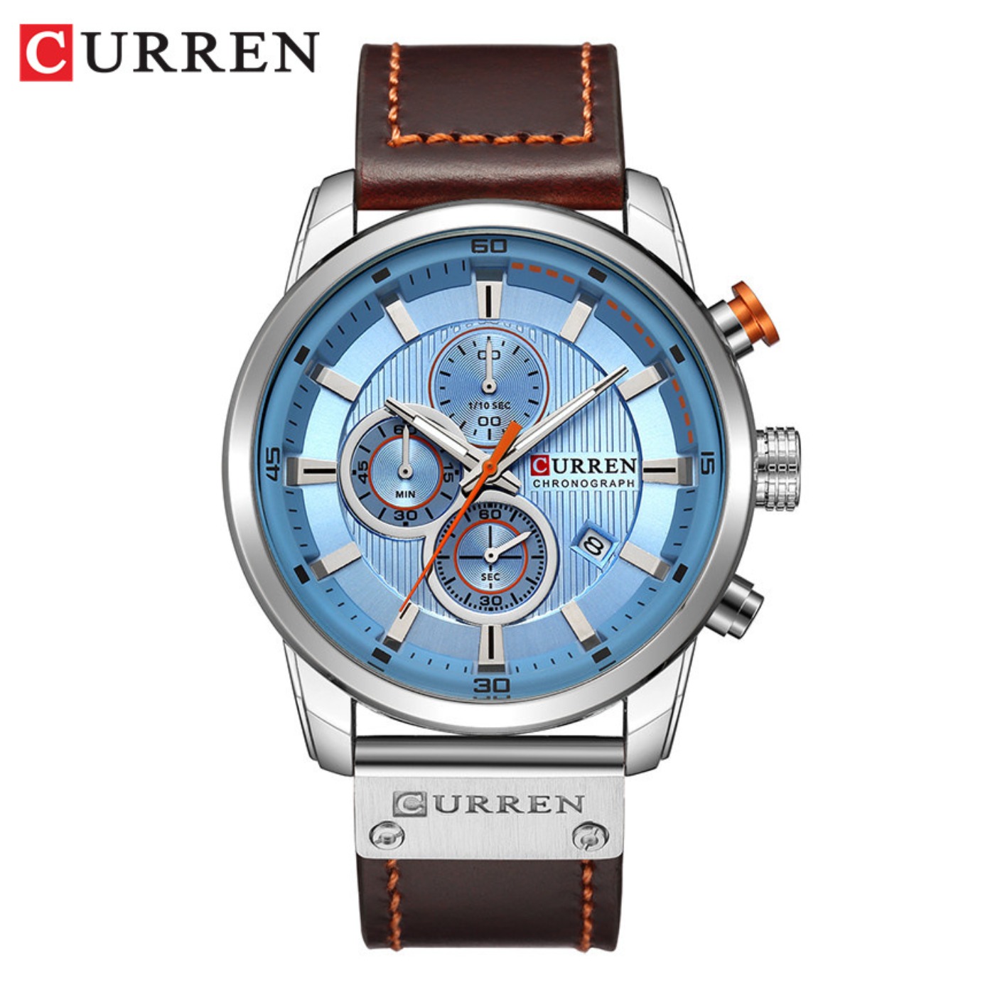 CURREN ファッション日付クォーツメンズ腕時計トップブラ - Luxury Watch Brands のレビューと価格
