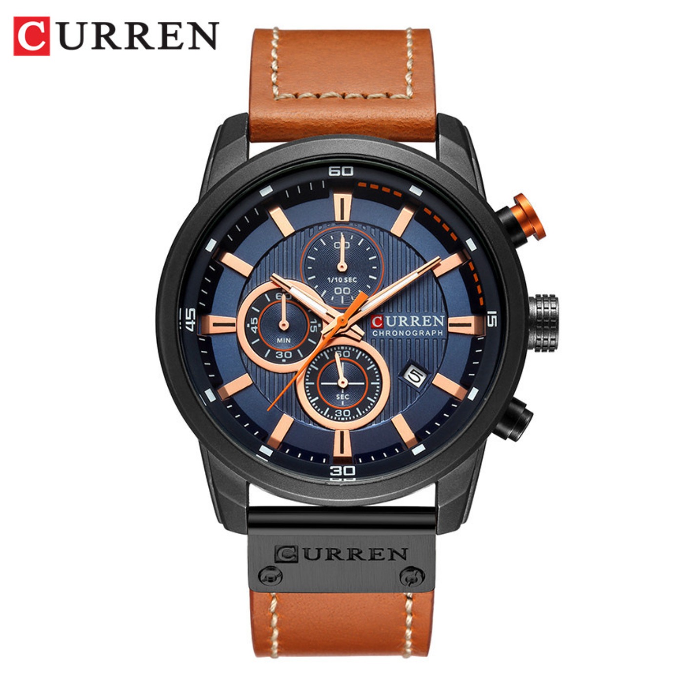 CURREN ファッション日付クォーツメンズ腕時計トップブラ - Luxury Watch Brands のレビューと価格
