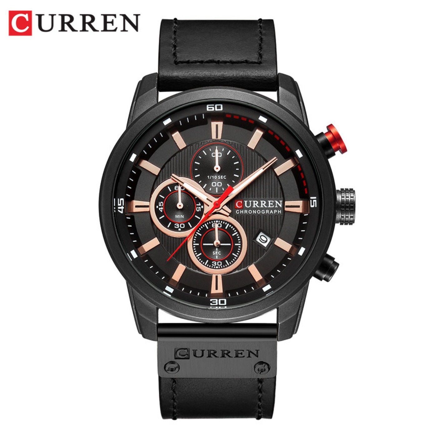 CURREN ファッション日付クォーツメンズ腕時計トップブラ - Luxury Watch Brands のレビューと価格