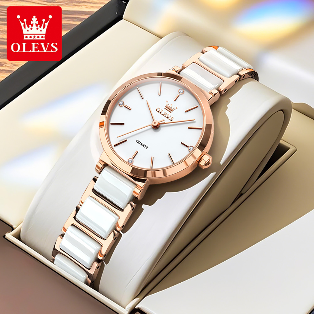 OLEVSレディース腕時計5877高級エレガントクォーツ腕時 - Ladies Luxury Watch のレビューと価格