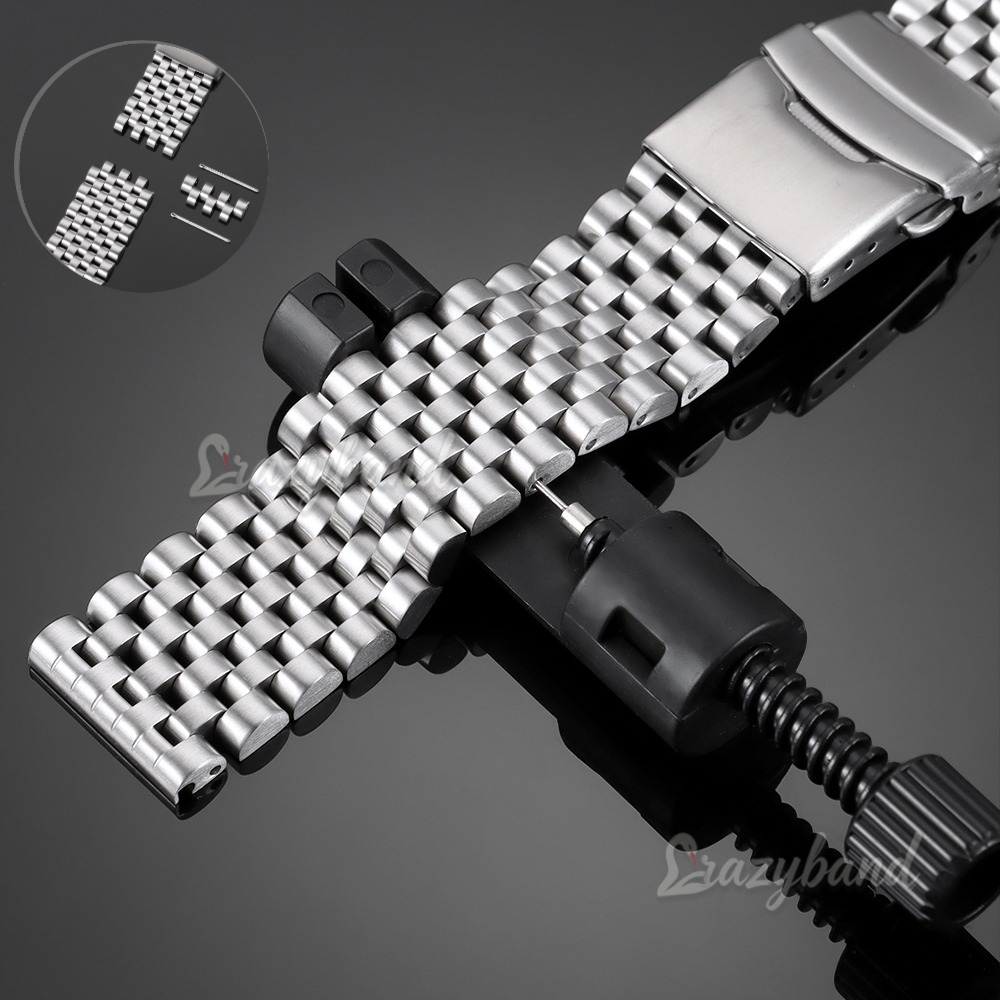高級ソリッドステンレススチール製腕時計バンド セイコー カシ - Luxury Watch Casio のレビューと価格