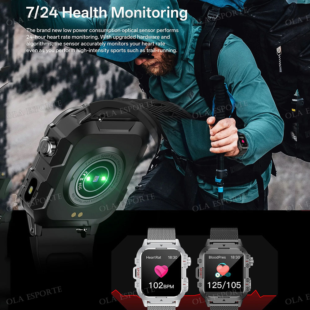 新型LEDメンズスマートウォッチ Bluetooth通話機能 - Titanium Sport Watch のレビューと価格