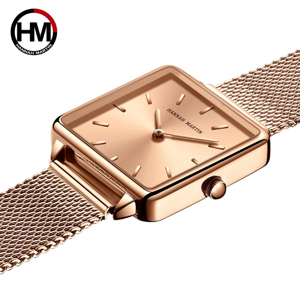 本革ストラップ日本クォーツムーブメントHM-108女性シンプ - Luxury Watch Leather Strap のレビューと価格