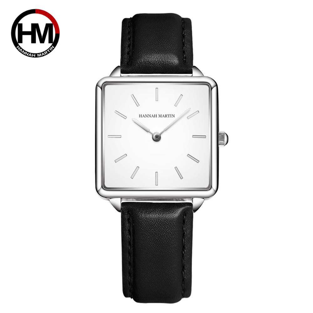 本革ストラップ日本クォーツムーブメントHM-108女性シンプ - Luxury Watch Leather Strap のレビューと価格