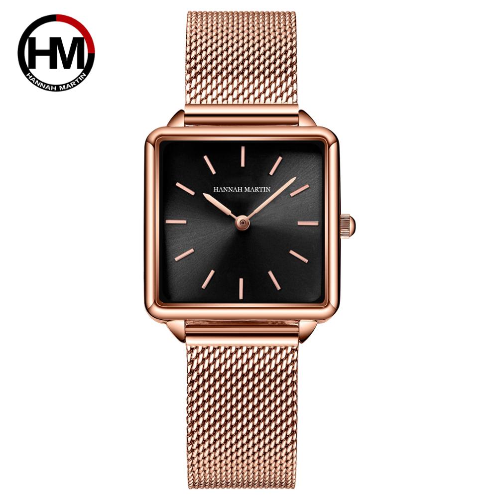 本革ストラップ日本クォーツムーブメントHM-108女性シンプ - Luxury Watch Leather Strap のレビューと価格