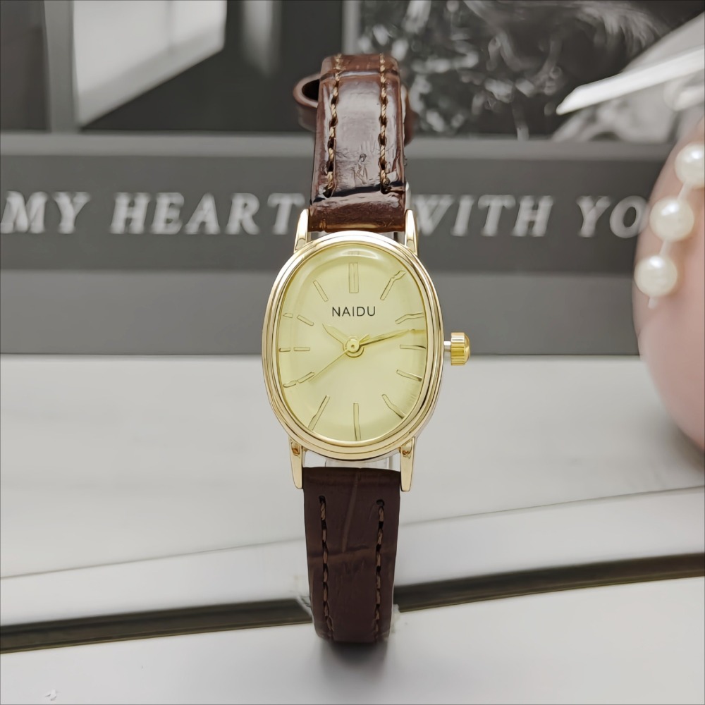 ファッションブランドの女性用オーバルダイヤル腕時計、高級レザ - Luxury Watch Leather Strap のレビューと価格
