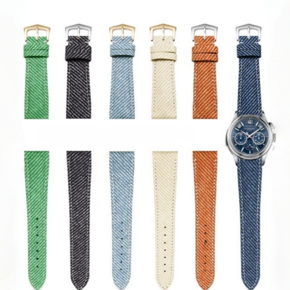 19/20/21 ミリメートル手作り高品質デニム時計ストラッ - Luxury Watch Patek Philippe のレビューと価格
