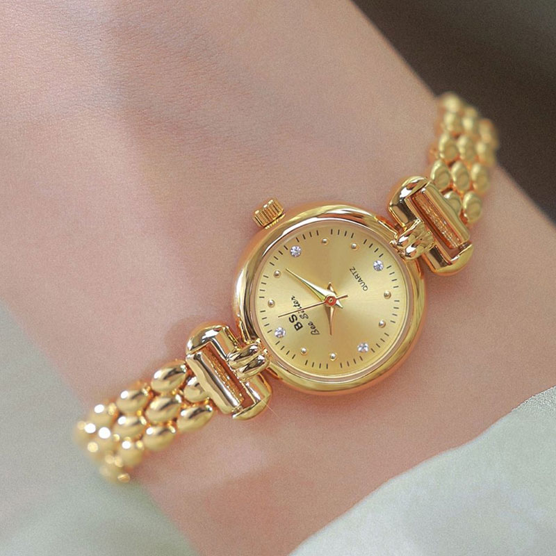 女性のための高級時計,シルバーブルーカラー,絶妙なブレスレッ - Luxury Watch Leather Strap のレビューと価格