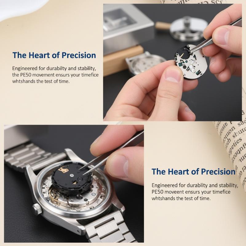 PE50 6ピンクォーツ時計ムーブメントシングルカレンダー（ - Perpetual Calendar Watch のレビューと価格