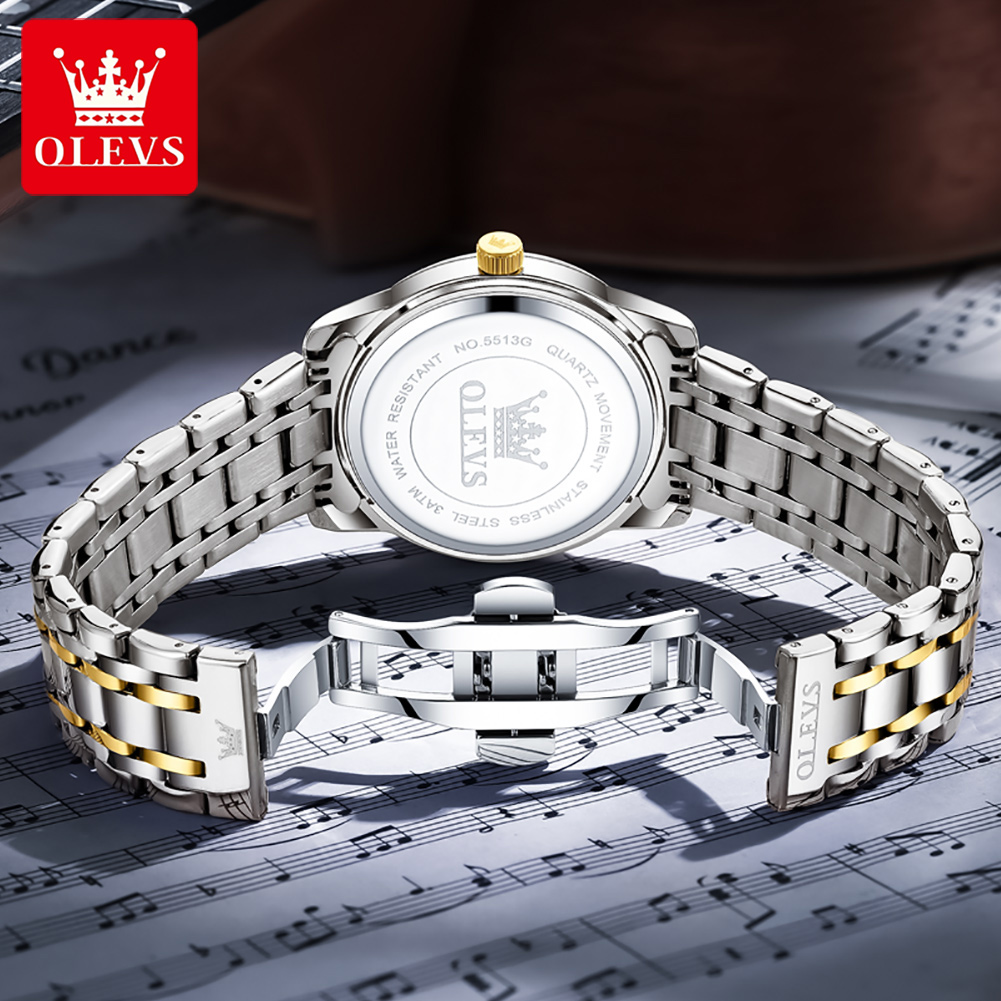 OLEVS ブランドファッションメンズ腕時計ステンレス鋼防水 - Luxury Watch Brands のレビューと価格