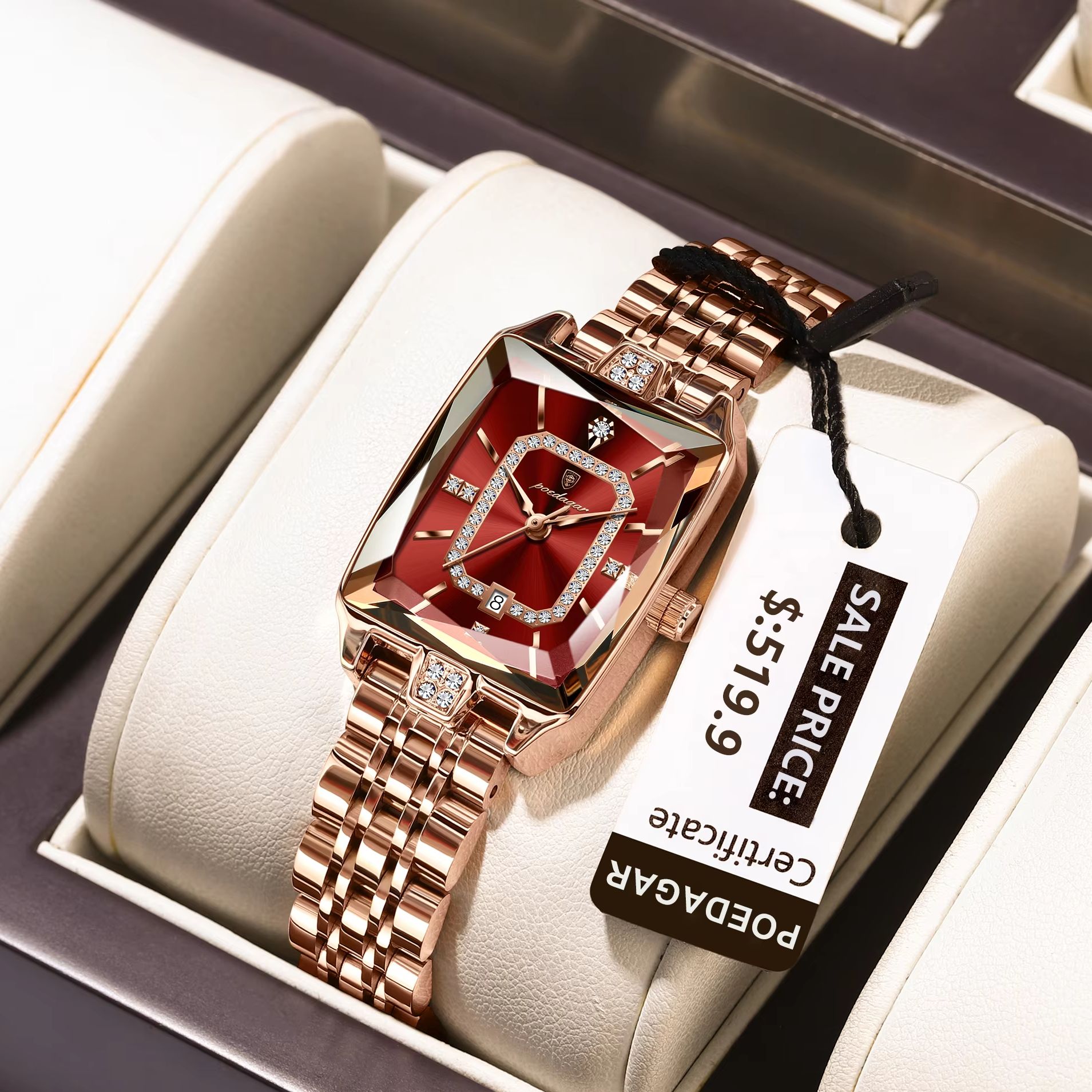 POEDAGAR ファッション エレガント レディース腕時計 - Ladies Luxury Watch のレビューと価格