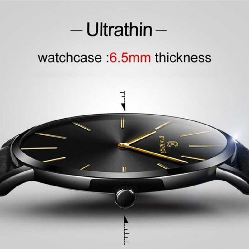 トップブランドファッション超薄型メンズ腕時計 シンプルなビジ - Dress Watch Ultra Thin のレビューと価格