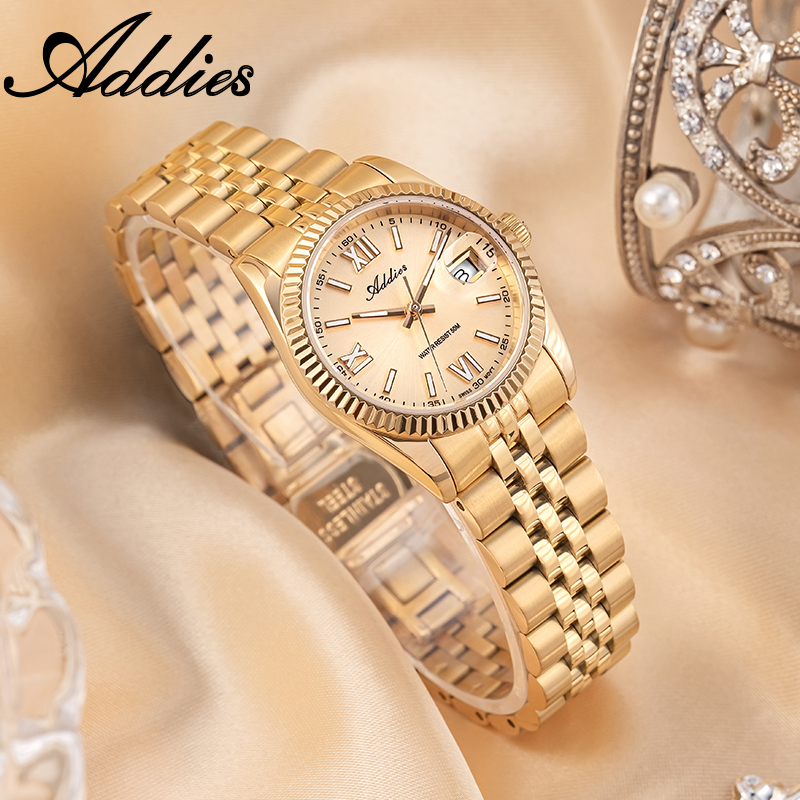 Addies 高級女性腕時計サファイアクリスタルステンレス鋼 - Perpetual Calendar Watch のレビューと価格
