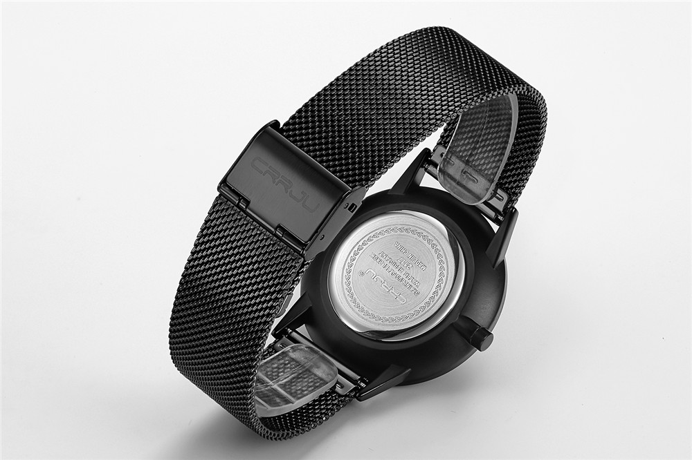 CRRJU トップ腕時計メンズ高級ブランドカジュアルステンレ - Dress Watch Ultra Thin のレビューと価格