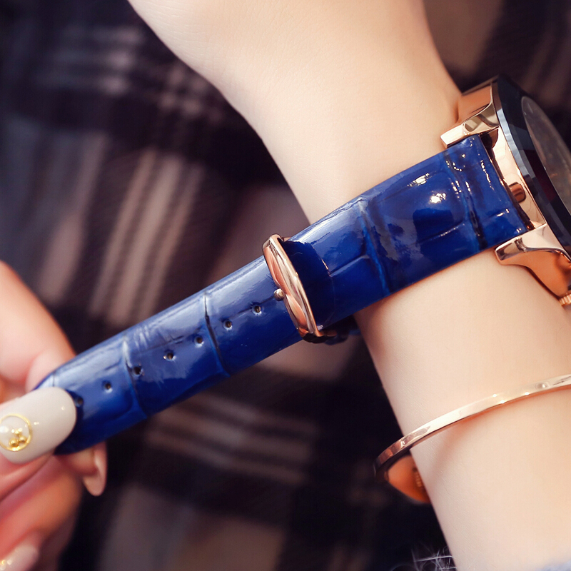 高級メリッサ女性の女性の腕時計セラミックフルラインストーンク - Luxury Watch Leather Strap のレビューと価格