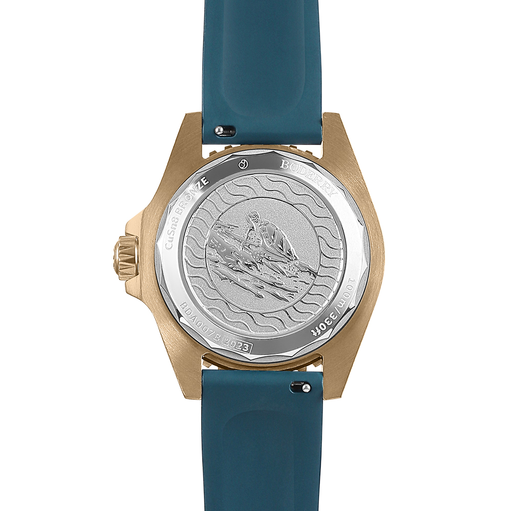 Boderry ブロンズ腕時計 Seaturtle チタンダ - Titanium Sport Watch のレビューと価格