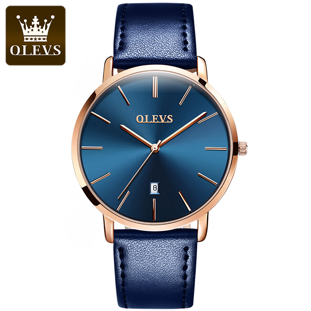 オリジナル OLEVS クォーツ時計男性用防水メンズ腕時計  - Dress Watch Ultra Thin のレビューと価格